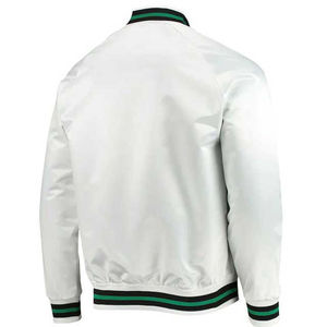 Varsity-Chaquetas de Satén Transpirables para Hombre, Chaqueta Varsiti Bomber con Logotipo Personalizado, Ropa de Calle, Estilo OEM - Product Image 4