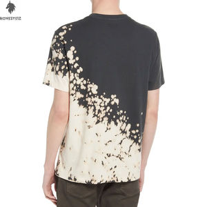 T-shirt 100% coton pour hommes motif solide avec logo personnalisé pour adultes vente en gros - Product Image 3