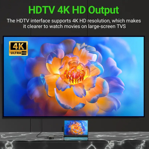 Station d'accueil <span class=keywords><strong>12</strong></span> pouces avec chargeur sans fil 15W double HDTV résolution 4K RJ45 VGA SD pour ordinateur portable <span class=keywords><strong>Mac</strong></span> <span class=keywords><strong>OS</strong></span> Windows Linux - Product Image 6