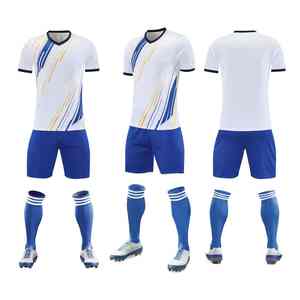Uniformes de Fútbol, Conjunto de Camiseta y Pantalones Cortos de Entrenamiento de Fútbol, Transpirable y de Secado Rápido, Nueva Ropa Deportiva de Fútbol para Club - Product Image 3