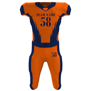 Uniformes de fútbol americano personalizados para entrenamiento de adultos y jóvenes en blanco de talla grande a la moda de alta calidad precio razonable servicio OEM - Product Image 3