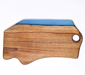 Durable and Stylish Resin Wooden Chopping Board for Precise Chopping Slicing and Dicing of Vegetables Fruits and Meats - Product Image 1