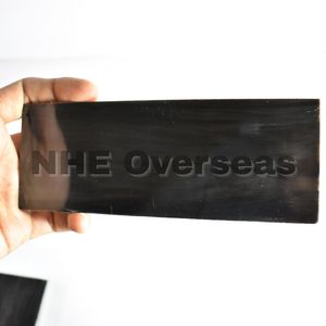 High Quality <b>Black</b> Buffalo Horn Plate Handmade For Designer Eyewear Frames From NHE Overseas - Product Image 1
