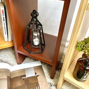 Modern Wood Desktop Organizer Caddy Countertop Shelf <b>Bookcase</b> Display Stand for Home School Apartment for Living Room Hotel - Product Image 4