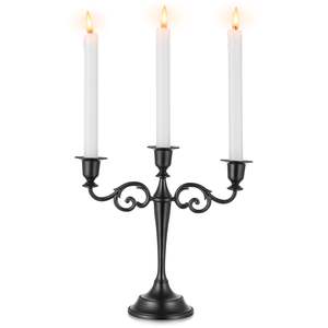 Beaux candélabres en métal fabriqués à la main pour les mariages d'église de Noël Design moderne or et argent pour l'éclairage d'autel décor à la maison - Product Image 5