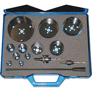 3078GZA Assorted Hole <b>Saws</b> High Speed Steel Core Drill Bit for Plaster and Metal for Drilling Holes - Product Image 1