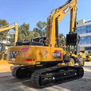 Excavadora Sany Usada SY215c, Excavadora de Cadenas de 21.5 Toneladas, Excavadora Sany de Segunda Mano SY215c SY135c SY60c SY55c SY35 en Stock - Product Image 1