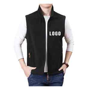 Chaleco de senderismo personalizado Chaleco de lana sin mangas para hombre con etiqueta de logotipo Bordado al aire libre para uniforme de invierno y Camping - Product Image 6