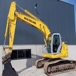 Excavadora de cadenas New Holland E215B de 21 toneladas usada, en buen estado, probada y certificada, con caja de cambios, bomba, motor y cojinetes de 980 kg, en venta. - Product Image 1