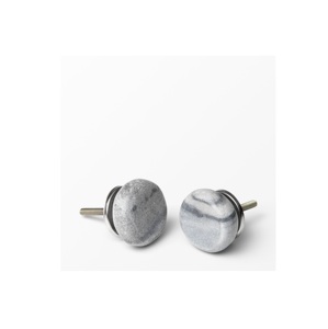 Boutons et tirettes en pierre marbre, tiroir de commode en laiton, incrustation en laiton, bouton en pierre de marbre naturel, meubles en vente - Product Image 1