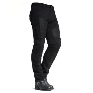Jean droit taille haute pour homme, idéal pour l'extérieur, marque privée, délavé, de bonne qualité - Product Image 1