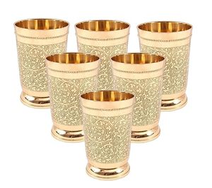 Premium Quality Modern Designer Copper Hammered Glass <b>Clay</b> Unique Custom Printed Logo High Class Selling Dyed - Product Image 1