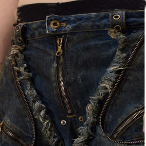 Pantalones Cargo Vaqueros Holgados con Diseño de Flecos y Bolsillos, Estilo Y2K 2026, Personalizados para Hombre y Mujer - Product Image 3