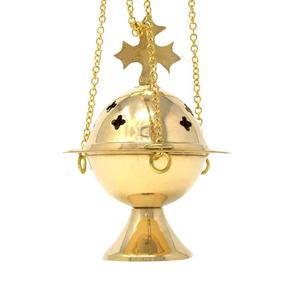 Brûleur d'encens et encensoir de qualité supérieure avec encensoir de mariage de Noël d'église religieuse vente chaude. - Product Image 1