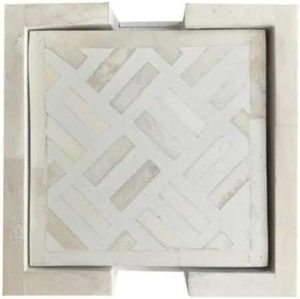Handmade Bohemian Style Eco-Friendly Bone Inlay Coaster with Intricate Inlay <b>Work</b> for Protecting Wooden Glass Marble <b>Tables</b> - Product Image 2