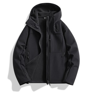 แจ็คเก็ตซอฟต์เชลกันลมสีสันปรับแต่งได้ แจ็คเก็ตฤดูหนาวมีฮู้ดคุณภาพสูง แจ็คเก็ตผู้หญิงซิปทันสมัย - Product Image 3