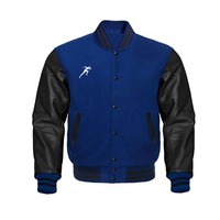 Blousons universitaires de baseball pour hommes, haute qualité, hiver, vente en gros, style urbain, personnalisables, en laine et cuir, coupe-vent et respirants