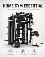 Máquina Smith Multifuncional para Entrenamiento Completo en Interiores, Rack de Fitness para Sentadillas y Press de Banca