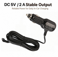 Chargeur de voiture filaire 5V 2A Type C adapté aux voitures et camions, spécialement conçu pour les caméras embarquées, câble de chargeur de voiture abaisseur de tension