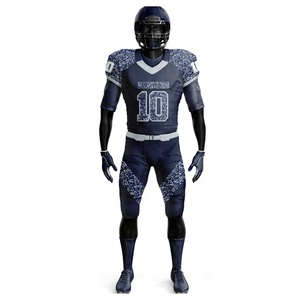 Uniformes Deportivos al Por Mayor, Personalizados con Logotipo del Club, Impresión Gráfica, Sublimados en Toda la Superficie, Talla Grande, con Hombreras, para Fútbol Americano - Product Image 1