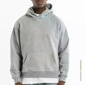 เสื้อฮู้ดผู้ชายคุณภาพสูง ผ้าเฟรนช์เทอร์รี่ ทรงปกติ แบบสวมหัว มีซิป ขายดี ไซส์ใหญ่ สีพื้น ลายซับลิเมชั่น สำหรับฤดูหนาว แห้งเร็ว - Product Image 1