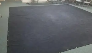 Couverture de toile personnalisée de haute qualité pour anneau de boxe thaïlandaise Fitness caoutchouc Cordura tissu Logo de compétition en gros MMA Cage Gear - Product Image 4