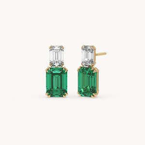 Pendientes de Oro de 14k con Diamantes Cultivados en Laboratorio, Beyond Eden - Product Image 4