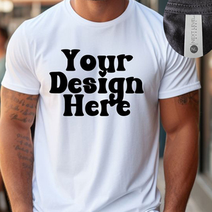 เสื้อยืดแขนสั้นเข้ารูปสกรีนโลโก้ที่กำหนดเอง - Product Image 6