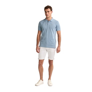 Shorts en jean élégants pour hommes, coupe slim droite, extensibles, 100 % coton, taille mi-haute vintage, décontractés, streetwear d'été, personnalisables OEM - Product Image 4