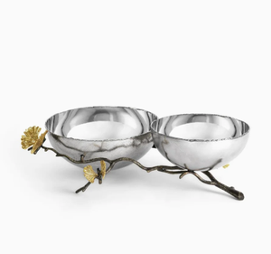 Top tendance vente moderne en acier inoxydable et laiton Floral maison décorative salade fruits bol noix bols pour comptoirs dessus de table - Product Image 2