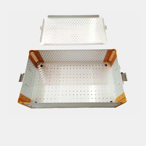 Caja de Esterilización en Autoclave de Acero Inoxidable y Aluminio Personalizada, Fuente de Alimentación Manual, Certificación CE, Instrumentos Quirúrgicos para - Product Image 4