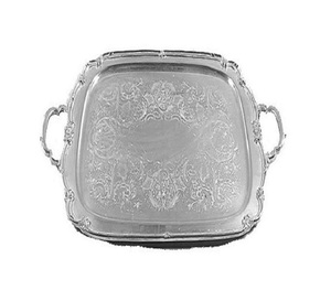 Nueva bandeja de servicio de vajilla de metal de hierro moderno para el hogar y el restaurante decorativo para exportar desde la India - Product Image 1