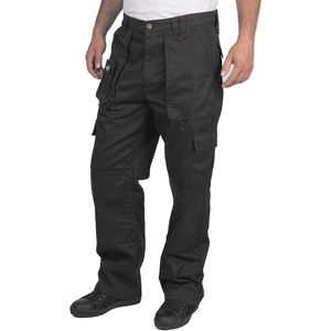 Pantalones cargo de seguridad reflectantes ANSI Clase 2 de alta visibilidad para trabajadores de la construcción ropa de trabajo impermeable duradera logotipo personalizado - Product Image 4