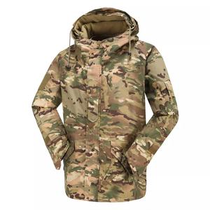 2026 Outdoor <b>Soft</b> <b>Shell</b> Waterproof Reversible 100% Polyester-Camouflage Hunting Hoodies Winter Wear <b>Jackets</b> For <b>Men</b> - Product Image 1