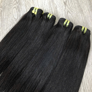 LINU Cabello Humano Vietnamita Virgen Verde Oscuro para Lace Front, Doble Trama, Paquete U Part, 250% de Densidad, HD Transparente - Product Image 4