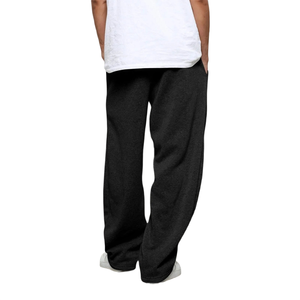 กางเกงสเวตเตอร์ขาตรงสำหรับผู้ชายกางเกงขาตรงผ้าคอตตอนแท้ระบายอากาศขนาดใหญ่ออกแบบได้ตามต้องการ - Product Image 2