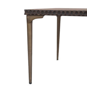 Industrial Vintage moderno clásico nórdico Rectangular mesa de comedor estilo Retro hierro fundido marrón mesa de cocina - Product Image 3