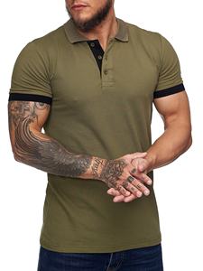 เสื้อยืดโปโลสำหรับผู้ชายเสื้อกอล์ฟผ้าโพลีเอสเตอร์ออกแบบได้ตามต้องการสำหรับ100% - Product Image 5