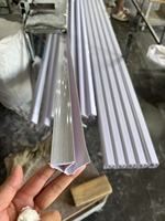 Profilés en plastique de bande de L H d'angle de plafond de PVC rentables pour des projets de budget