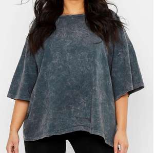 Poids lourd goutte épaule surdimensionné vêtements pour femmes acide lavage pierre Vintage soleil délavé t-shirt O cou grande taille chemise respirante - Product Image 1