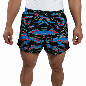 Pantalones Cortos de Forro Polar con Estampado Animal, Cintura Alta, Cierre con Cordón, Hechos a Medida para Hombre, Tejido Grueso, Transpirables, de Secado Rápido, Lavados con Ácido - Product Image 5