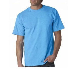 Camiseta de hombre 100% algodón diseño de logotipo personalizado calidad de lujo costilla cuello redondo Oversize Drop Shoulder Streetwear camiseta en blanco para hombre - Product Image 2