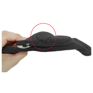 Genouillères en néoprène universelles unisexes, protection contre les chocs, à enfiler, toutes saisons, noires - Product Image 6
