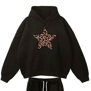 ชุดวอร์มผ้าฝ้ายขนแกะชุดวอร์มมีฮู้ดและกางเกงจ๊อกเกอร์สำหรับทุกเพศ - Product Image 5