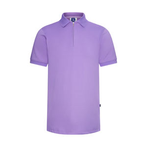 Vente directe en usine de polo tricoté à plat avec col et poignets 95% polyester 5% élasthanne t-shirt pour hommes polo vêtements pour femmes grossiste - Product Image 4