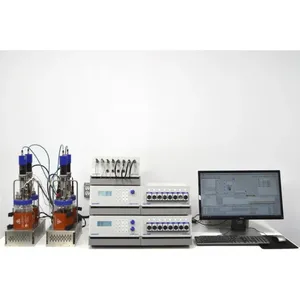 Système de bioréacteur parallèle DASGIP à réductions automatiques, cuve de réaction quadruple pour culture cellulaire (Max.) Pompe à gaz 50 SL/h incluse - Product Image 1