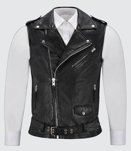 Chaqueta de Motociclista Unisex de Cuero Resistente al Viento, Personalizable, para Adultos, para Todas las Estaciones - Product Image 1