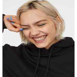 Sweat-shirt à capuche unisexe en tricot noir, taille extra petite, vêtements de rue décontractés pour adultes, prix de gros - Product Image 4