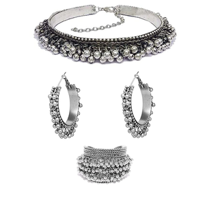 Alloy Combo <b>Choker</b> and Bali Bracelet for Party Occasions - Product Image 1