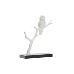 Sculpture d'oiseau en métal artisanale, décoration d'intérieur, qualité export premium, statue d'oiseau en métal, accent moderne, sculpture polie. - Product Image 1